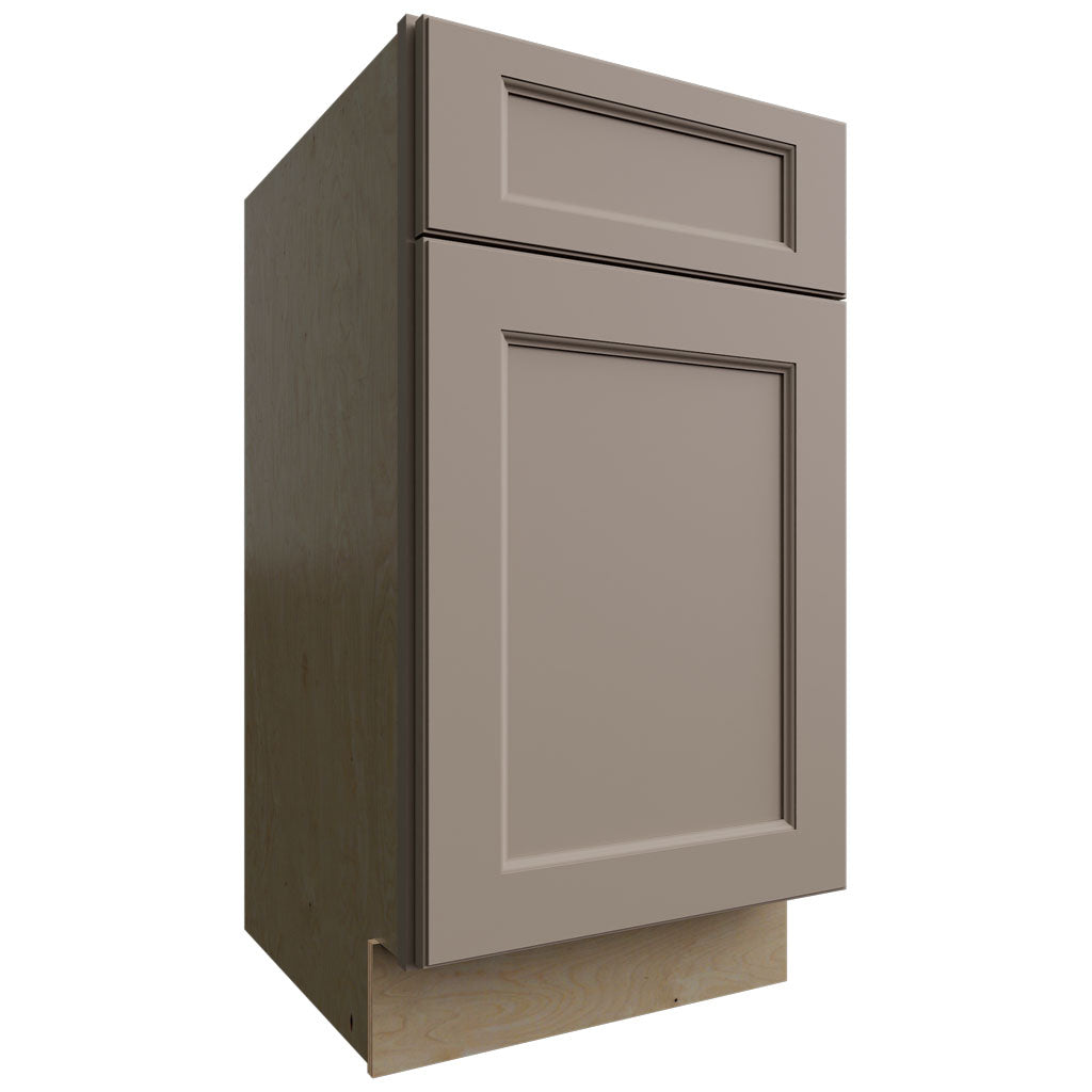VB18-34 - Vanity - Base Standard Cabinet - 18 W X 34-1 2 H X 21 D - Fusion Oyster