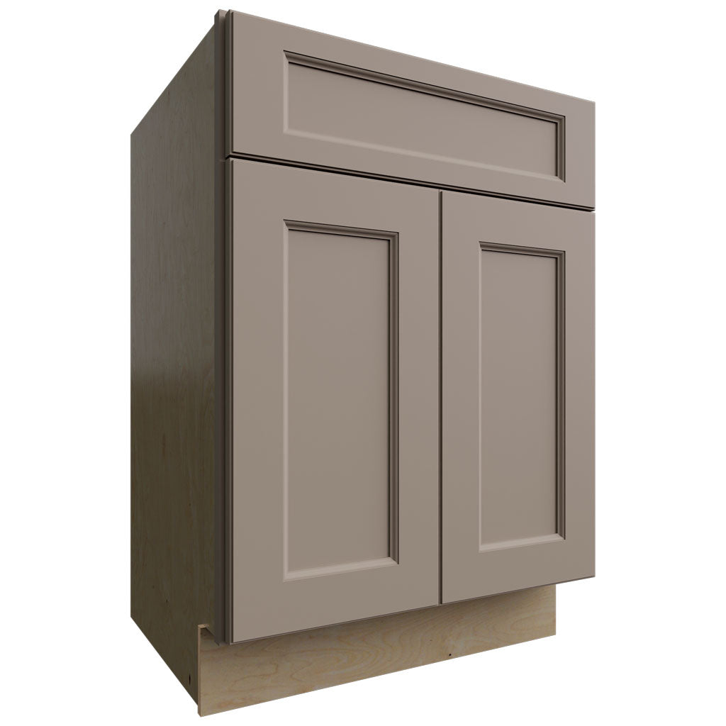 VB24-34 - Vanity - Base Standard Cabinet - 24 W X 34-1 2 H X 21 D - Fusion Oyster