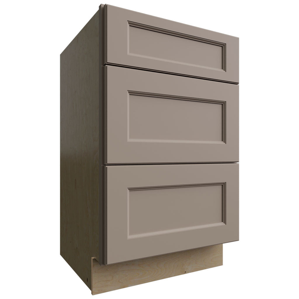 VDB21-34 - Vanity - Drawer Cabinet - 21 W X 34-1 2 H X 21 D - Fusion Oyster