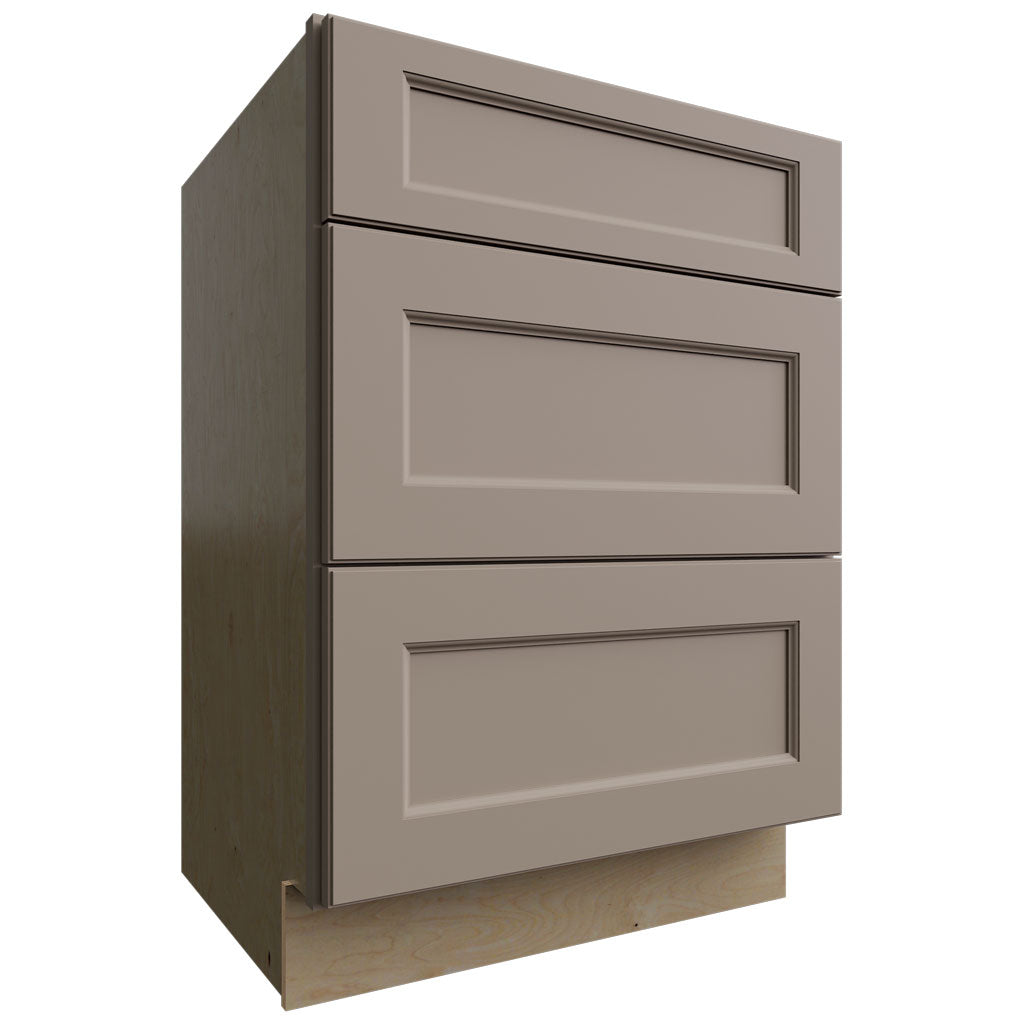 VDB24-34 - Vanity - Drawer Cabinet - 24 W X 34-1 2 H X 21 D - Fusion Oyster