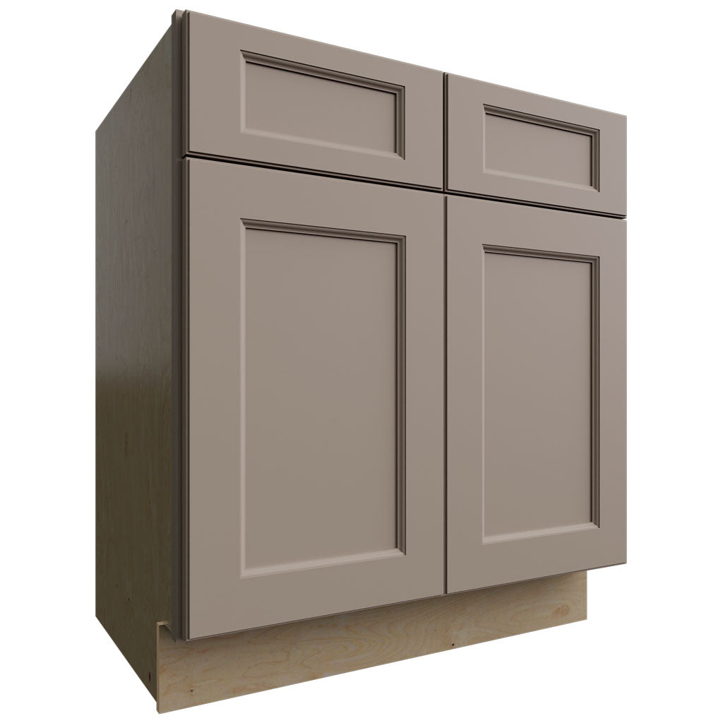 VSB30-34 - Vanity - Sink Cabinet - 30 W X 34-1 2 H X 21 D - Fusion Oyster
