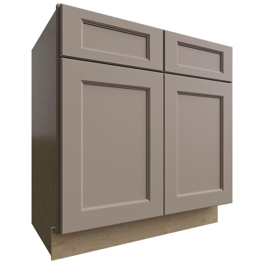 VSB33-34 - Vanity - Sink Cabinet - 33 W X 34-1 2 H X 21 D - Fusion Oyster