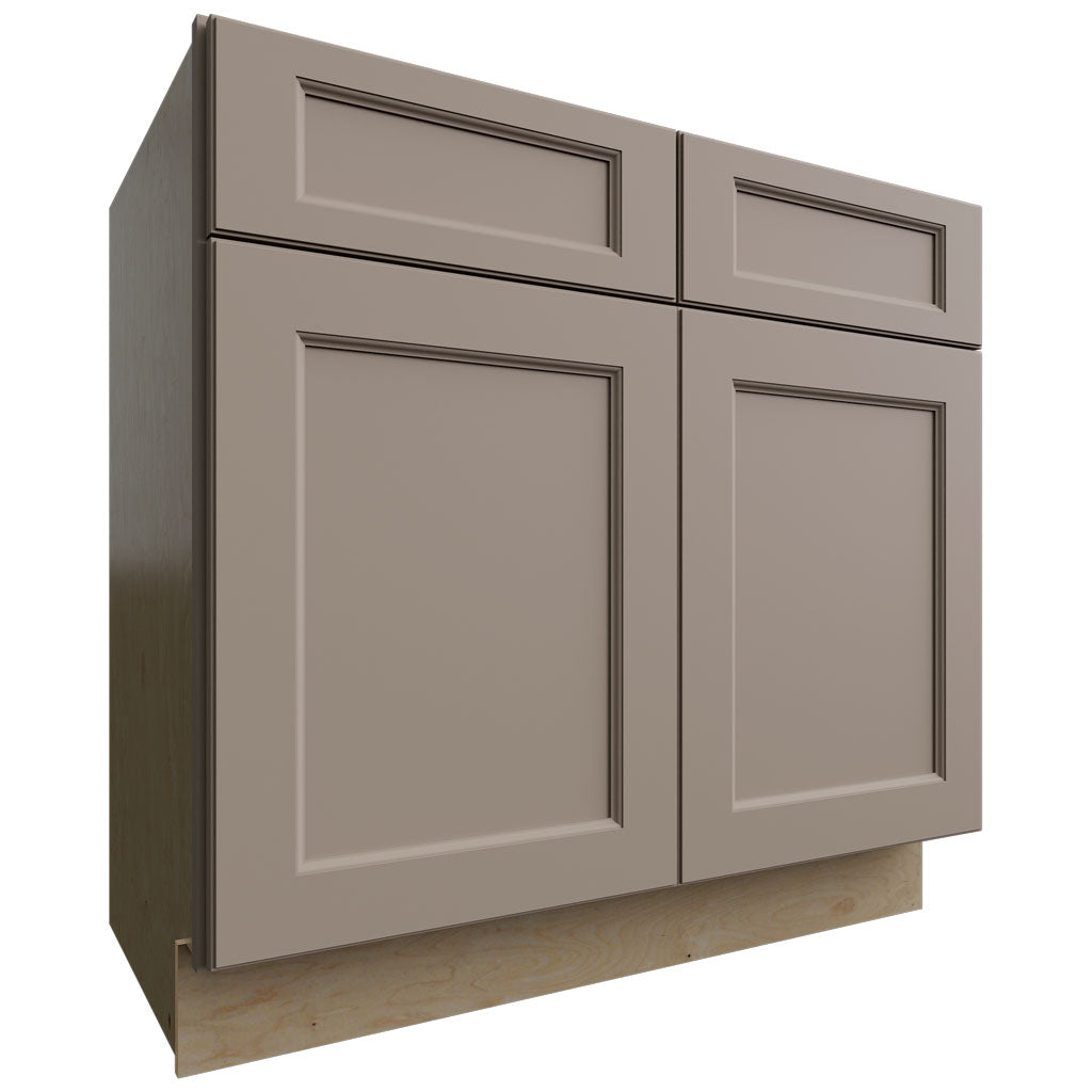VSB36-34 - Vanity - Sink Cabinet - 36 W X 34-1 2 H X 21 D - Fusion Oyster