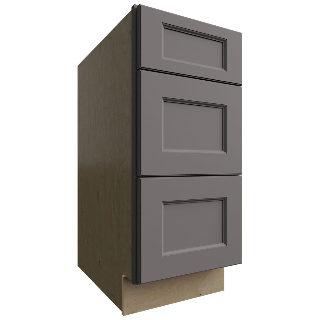 DB15 - Base - 3 Drawers Cabinet - 15 W X 34-1 2 H X 24 D - Fusion Stone