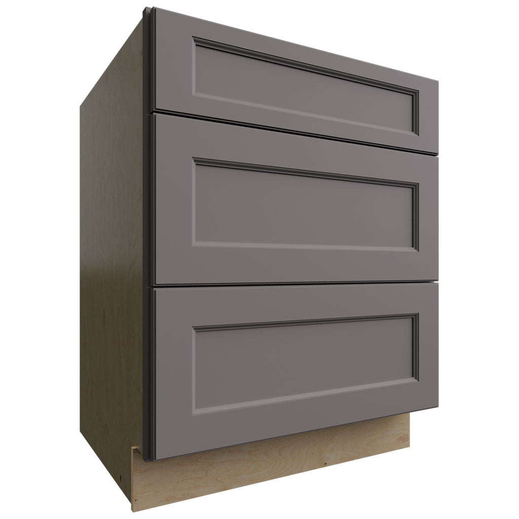 DB27 - Base - 3 Drawers Cabinet - 27 W X 34-1 2 H X 24 D - Fusion Stone