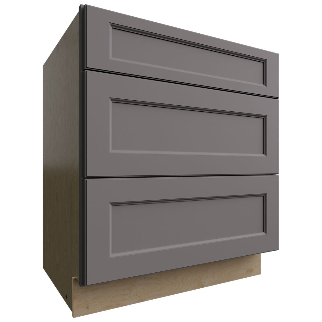 DB30 - Base - 3 Drawers Cabinet - 30 W X 34-1 2 H X 24 D - Fusion Stone