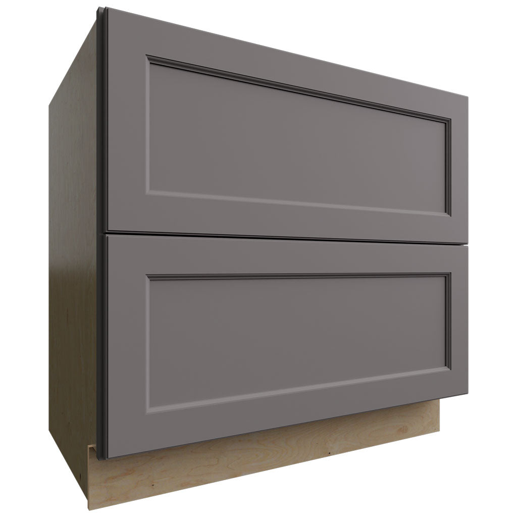 DB36-2 - Base - 2 Drawers Cabinet - 36 W X 34-1 2 H X 24 D - Fusion Stone