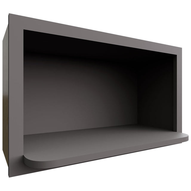 MW3018 - Wall - Microwave Shelf Cabinet - 30 W X 18 H X 12 D - Stone
