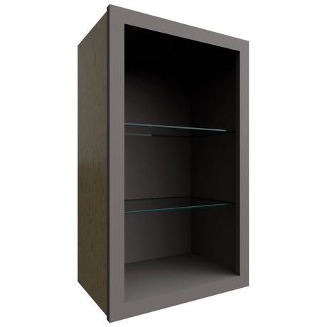 NDW1830 - Wall - Standard No Door Cabinet - 18 W X 30 H X 12 D - Stone