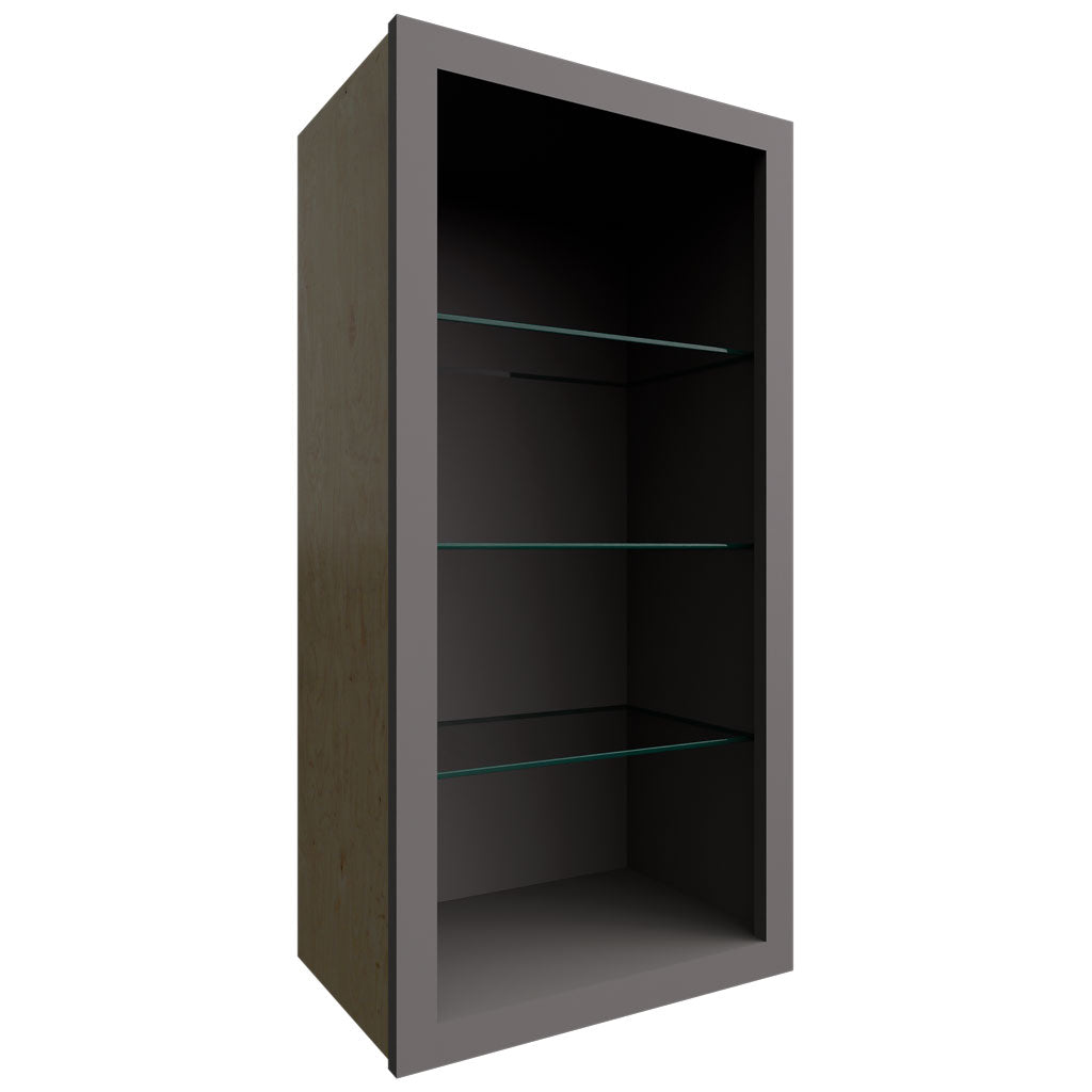 NDW1836 - Wall - Standard No Door Cabinet - 18 W X 36 H X 12 D - Stone