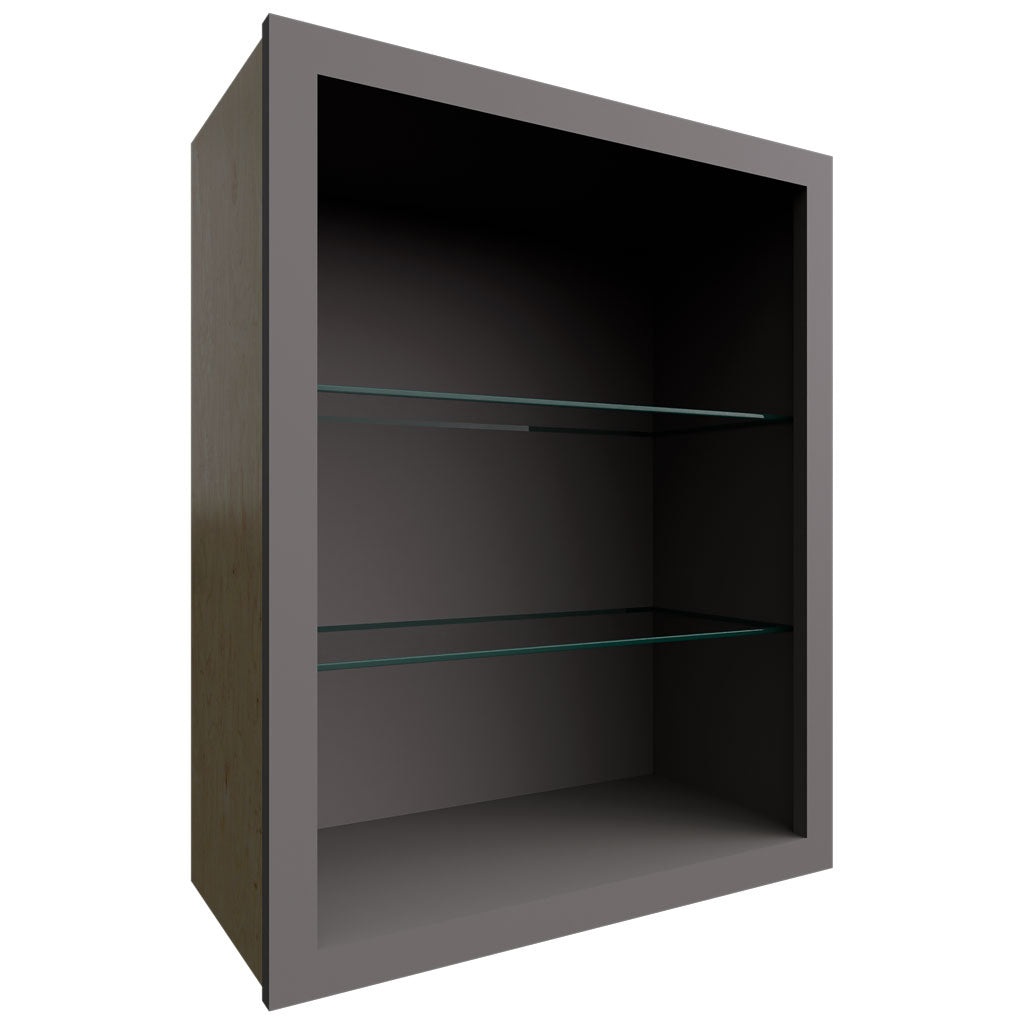 NDW2430 - Wall - Standard No Door Cabinet - 24 W X 30 H X 12 D - Stone