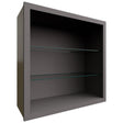 NDW3030 - Wall - Standard No Door Cabinet - 30 W X 30 H X 12 D - Stone