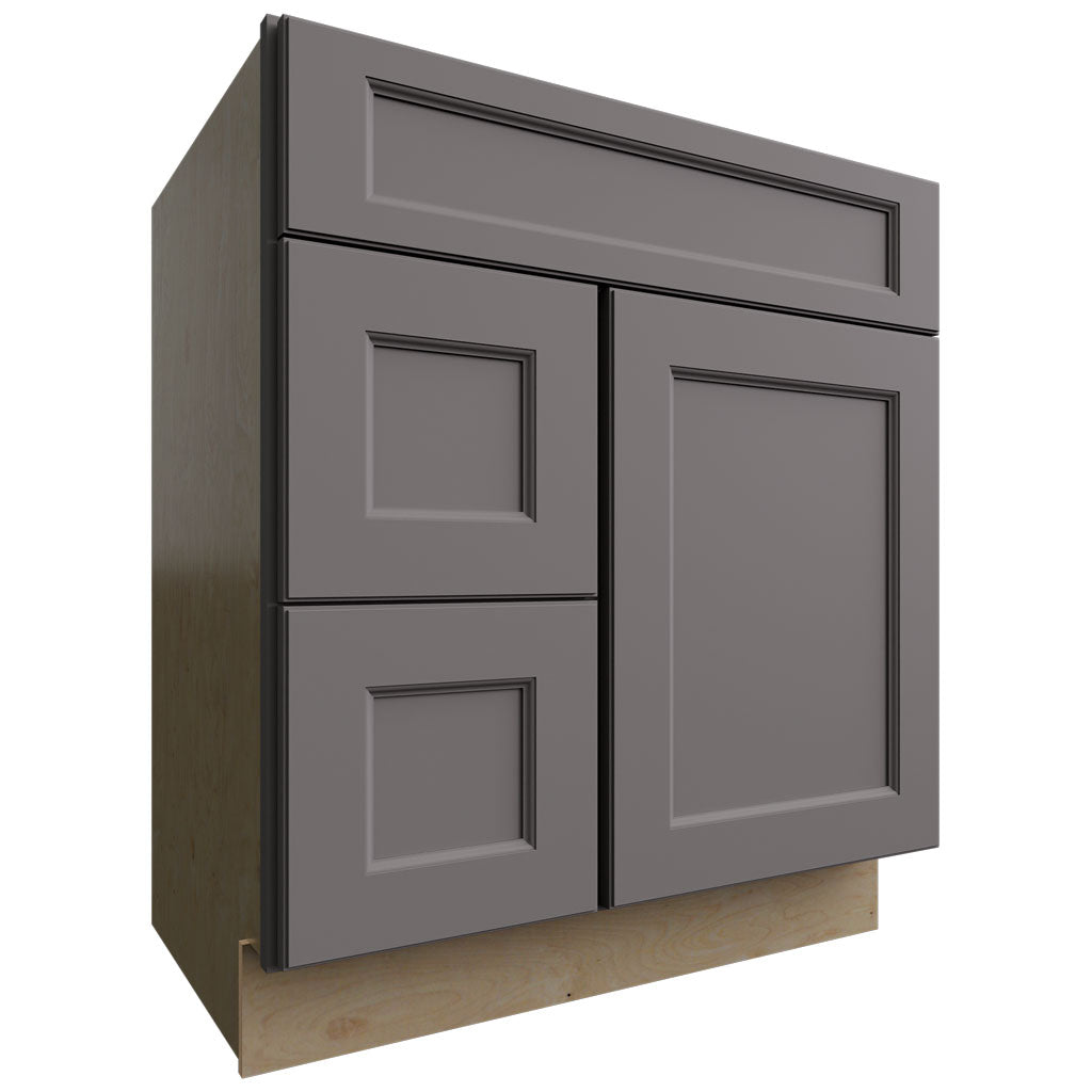 VSD30DL - Vanity - Combo Cabinet - 30 W X 34-1 2 H X 21 D - Fusion Stone