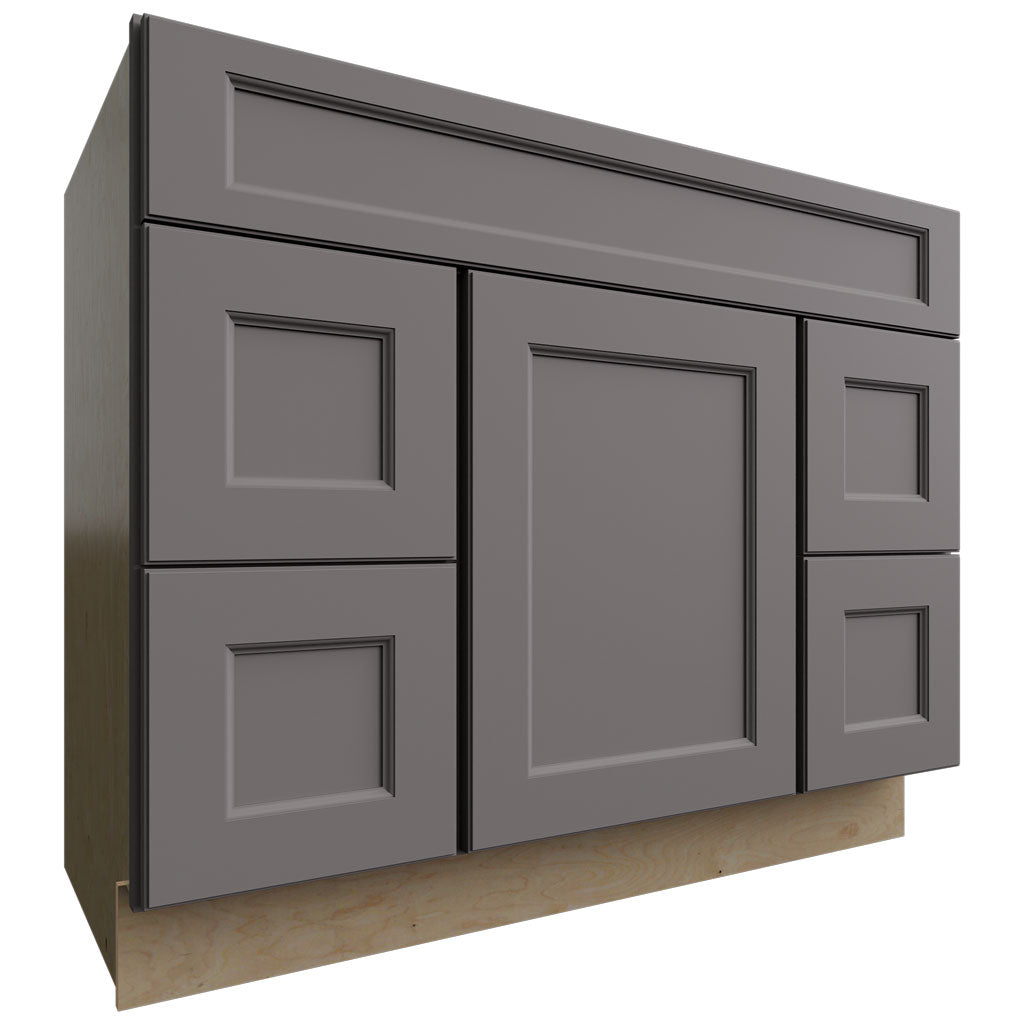 VSD42 - Vanity - Combo Cabinet - 42 W X 34-1 2 H X 21 D - Fusion Stone