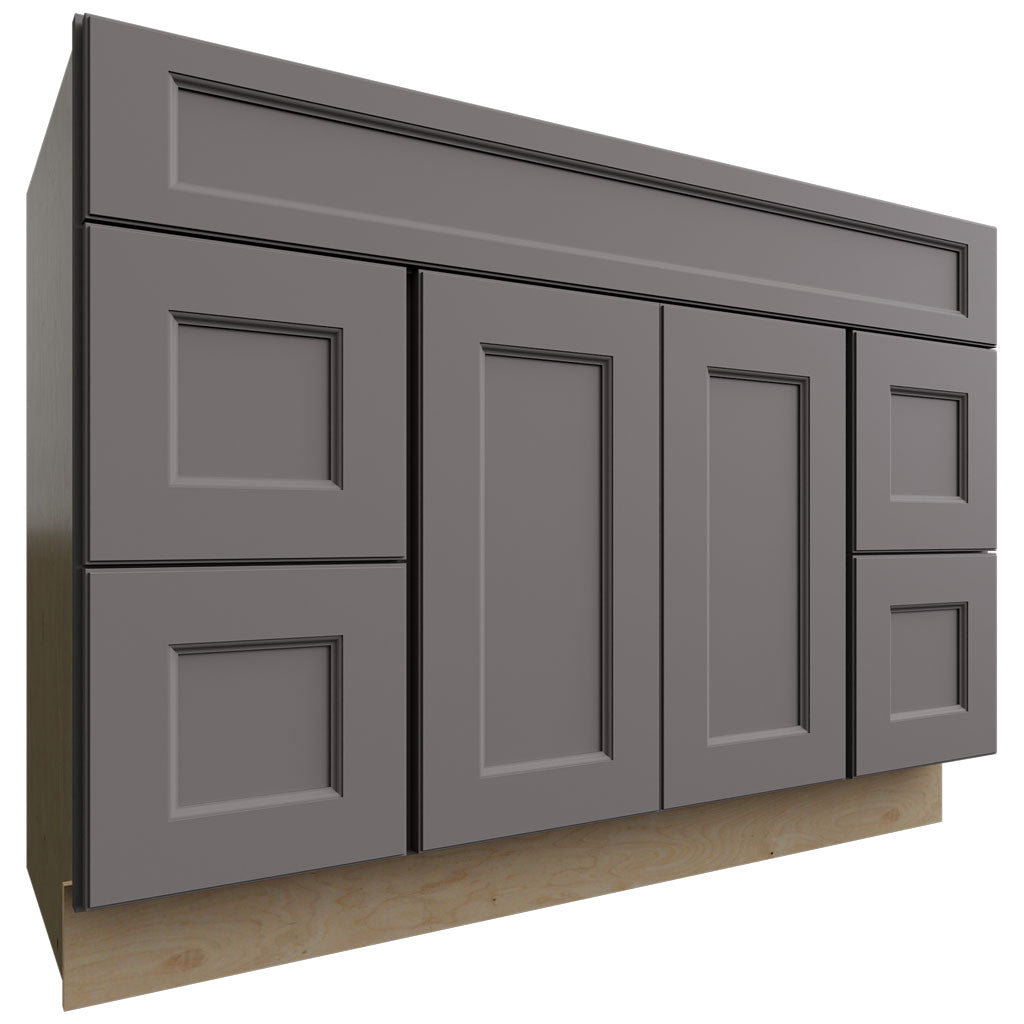 VSD48 - Vanity - Combo Cabinet - 48 W X 34-1 2 H X 21 D - Fusion Stone