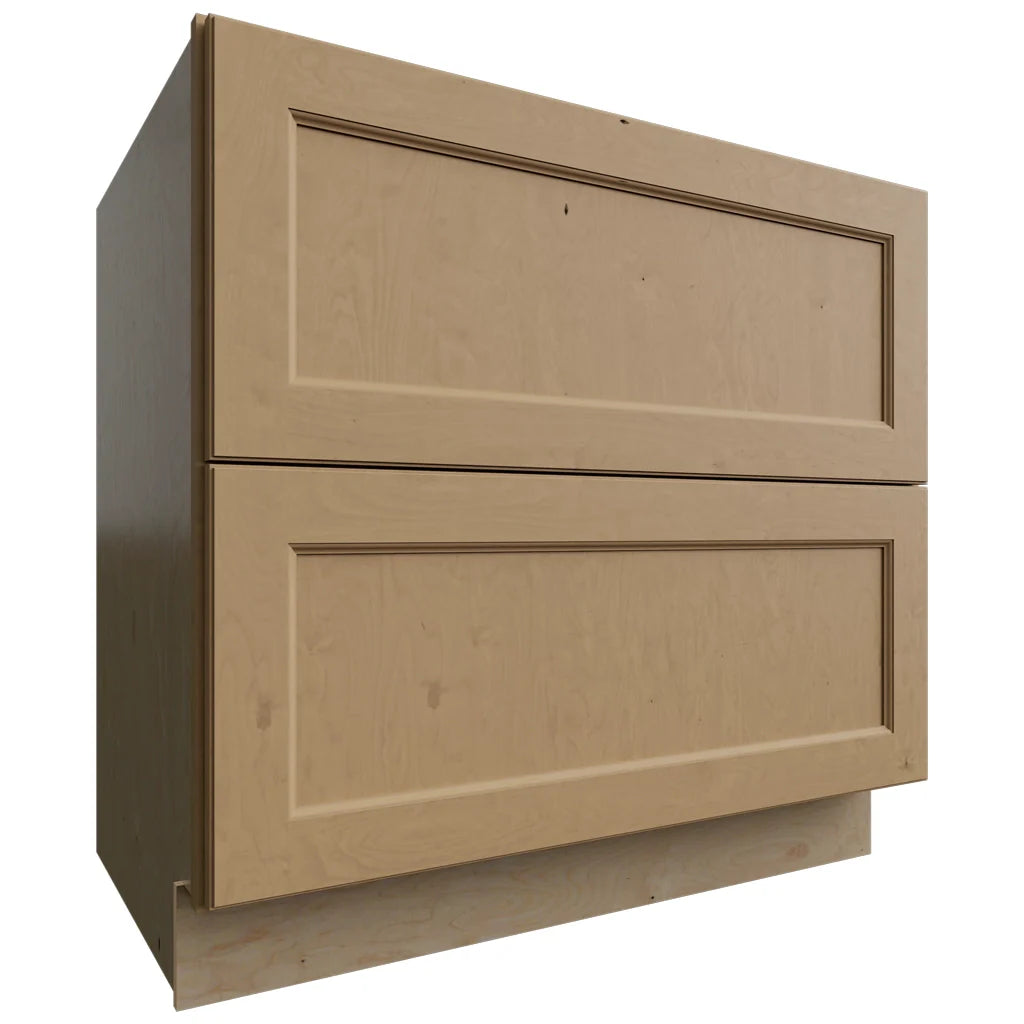 DB36-2 - Base - 2 Drawers Cabinet - 36 W X 34-1 2 H X 24 D - Fusion Timber