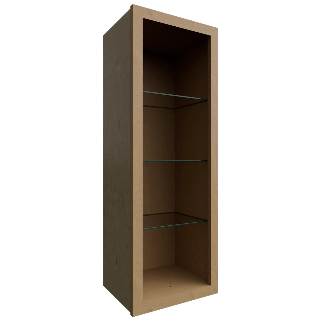 NDW1542 ( Wall | Standard No Door Cabinet - 15"W X 42"H X 12"D ) | Timber