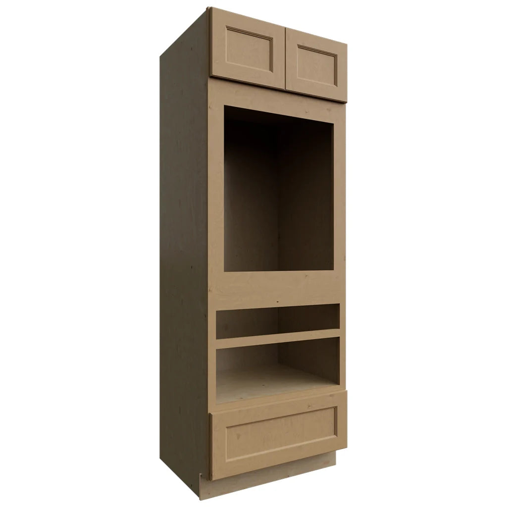 OC3384D - Tall - Oven Cabinet Double - 33 W X 84 H X 24 D - Fusion Timber