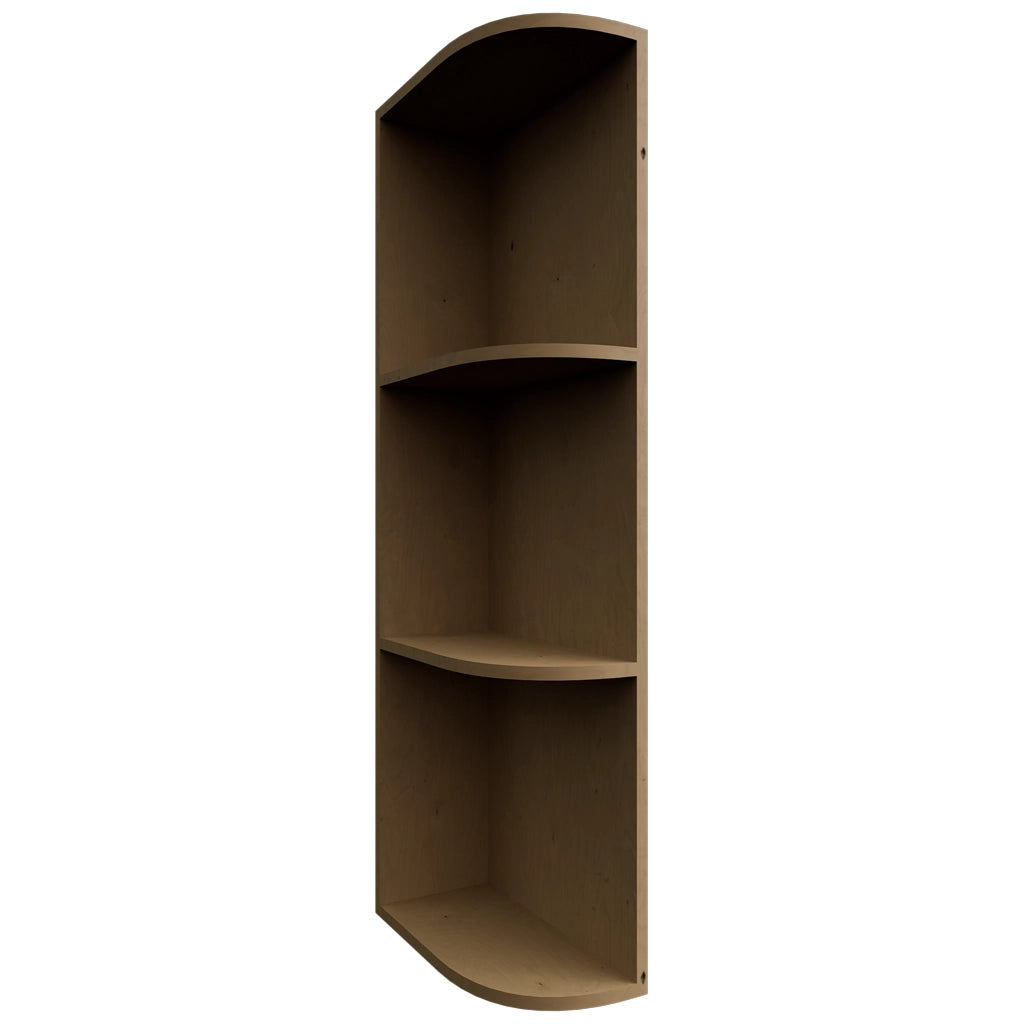 OEL636 (Armario de pared con extremo abierto - 15 cm de ancho x 91 cm de alto x 30 cm de profundidad) | Madera