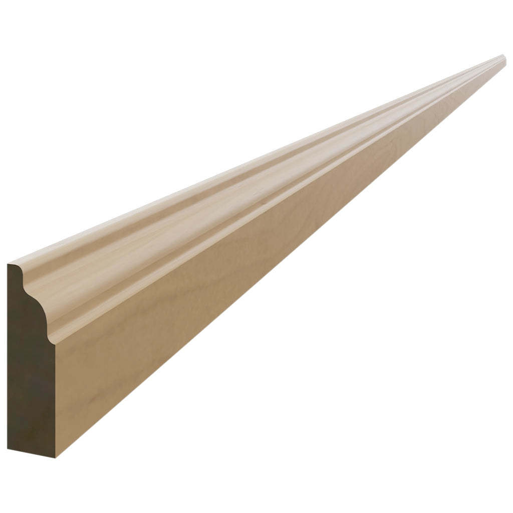SM8-D ( Decorative Scribe Molding - 96"W X 1-1/4"H X 3/8"T ) | Timber