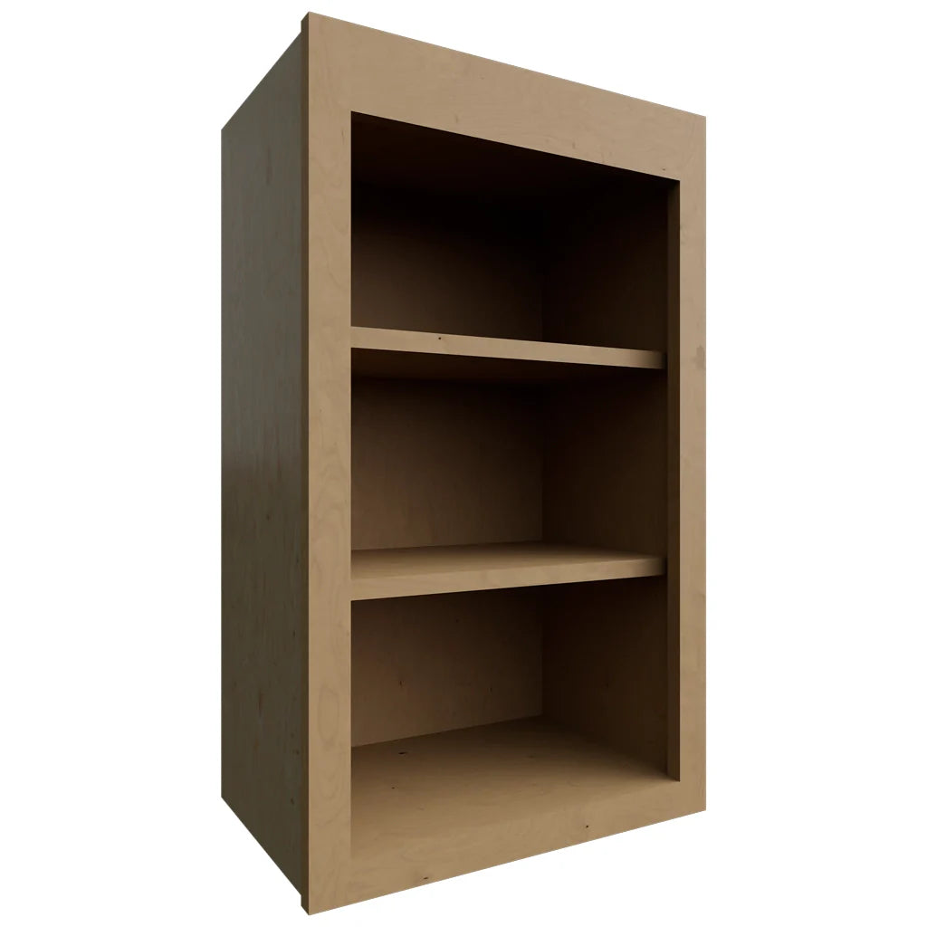 WOS1830 - Wall - Open Shelf - 18 W X 30 H X 12 D - Fusion Timber