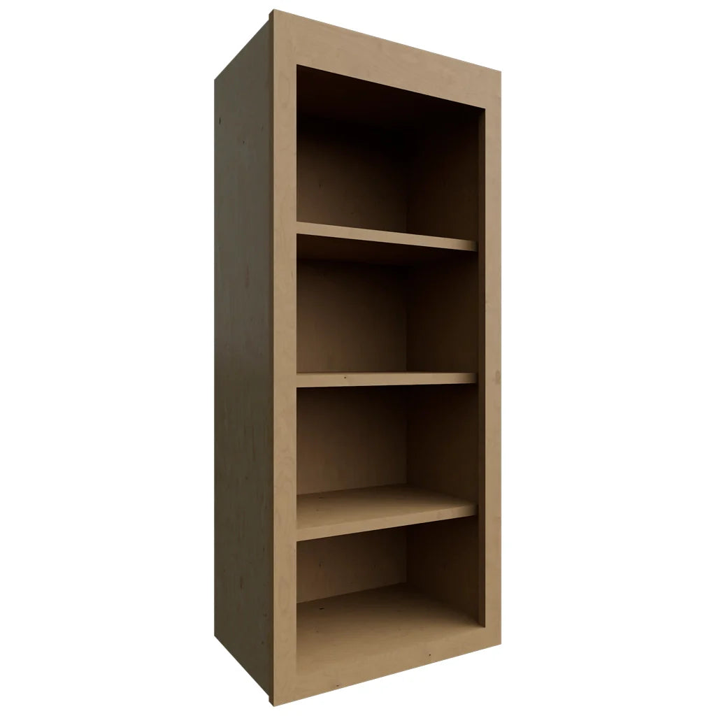 WOS1842 - Wall - Open Shelf - 18 W X 42 H X 12 D - Fusion Timber
