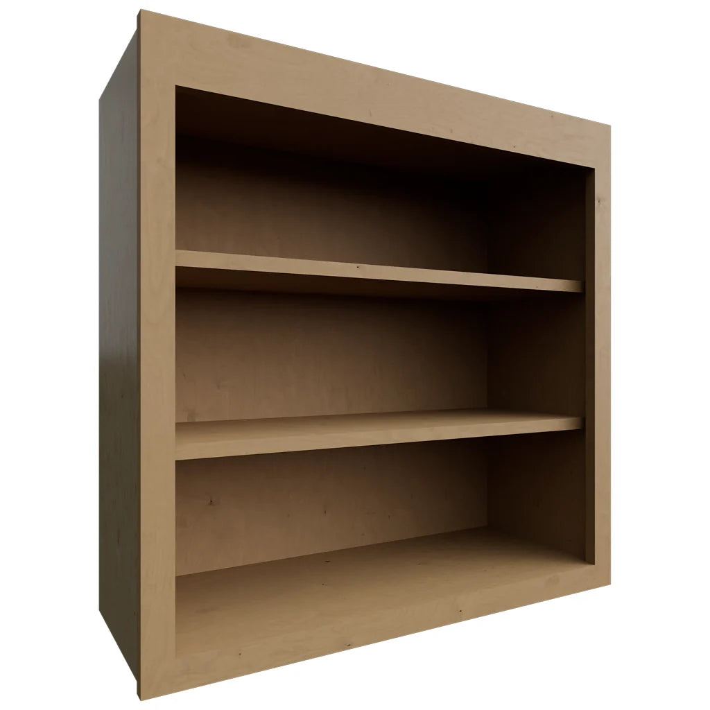 WOS3030 - Wall - Open Shelf - 30 W X 30 H X 12 D - Fusion Timber