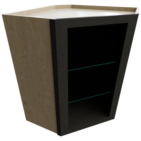 NDWDC2430 - Wall Corner - Diagonal No Door Cabinet - 24 W X 30 H X 24 D - Cobblestone