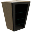 NDWDC2436 - Wall Corner - Diagonal No Door Cabinet - 24 W X 36 H X 24 D - Cobblestone