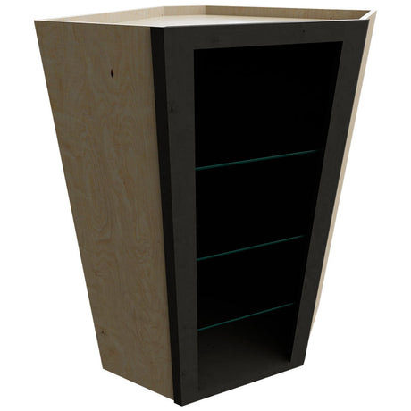 NDWDC2442 - Wall Corner - Diagonal No Door Cabinet - 24 W X 42 H X 24 D - Cobblestone