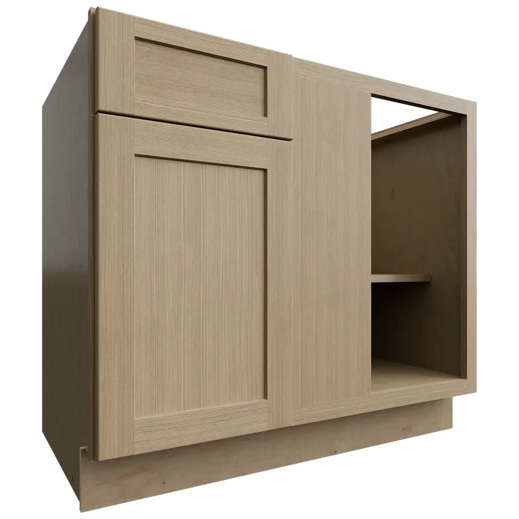 BLB42/45 (Esquina base | Gabinete ciego - 42" de ancho x 34-1/2" de alto x 24" de profundidad) | Roble Galaxy Desert