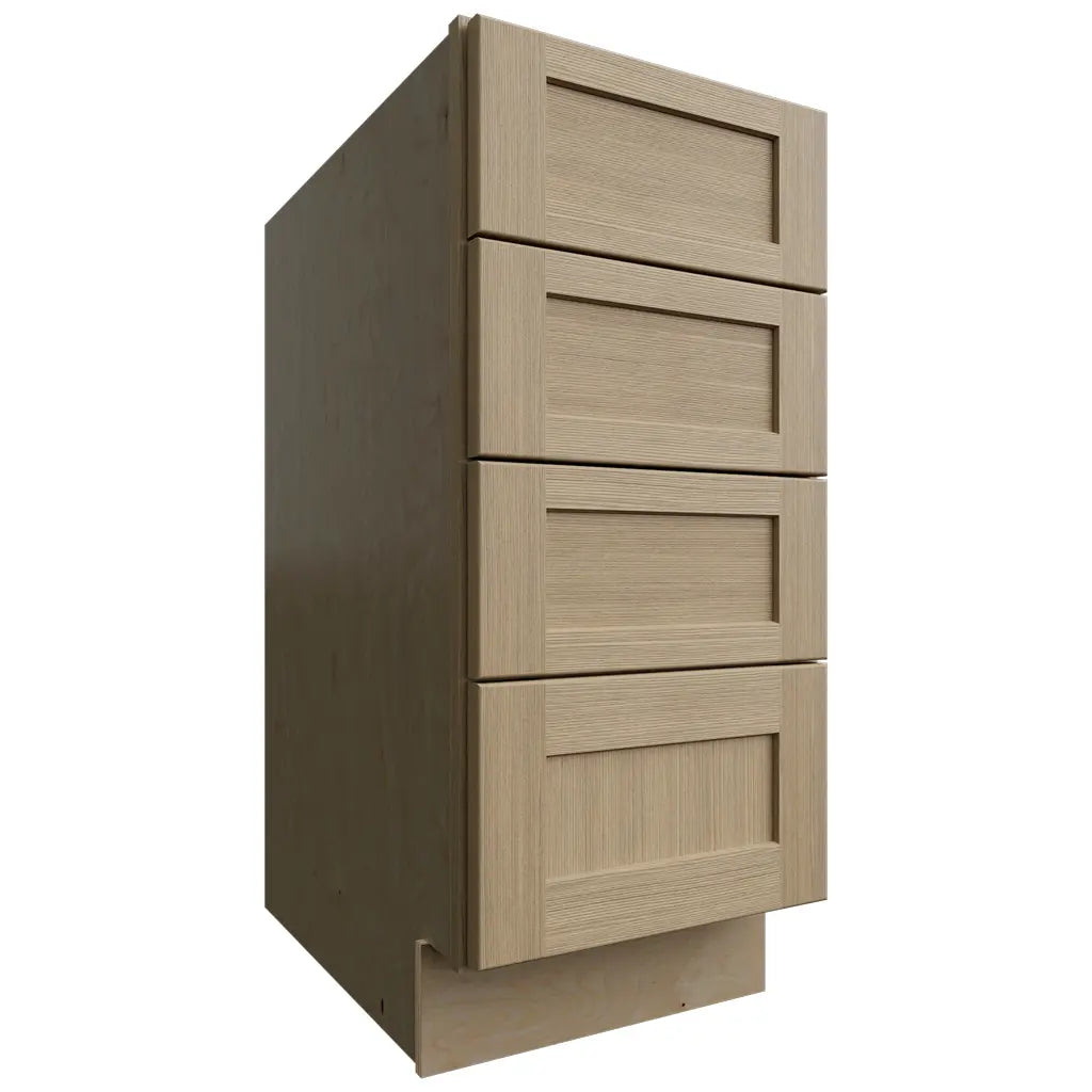 DB15-4 (Base | Gabinete de 4 cajones - 38 cm de ancho x 87 cm de alto x 61 cm de profundidad) | Roble Galaxy Desert