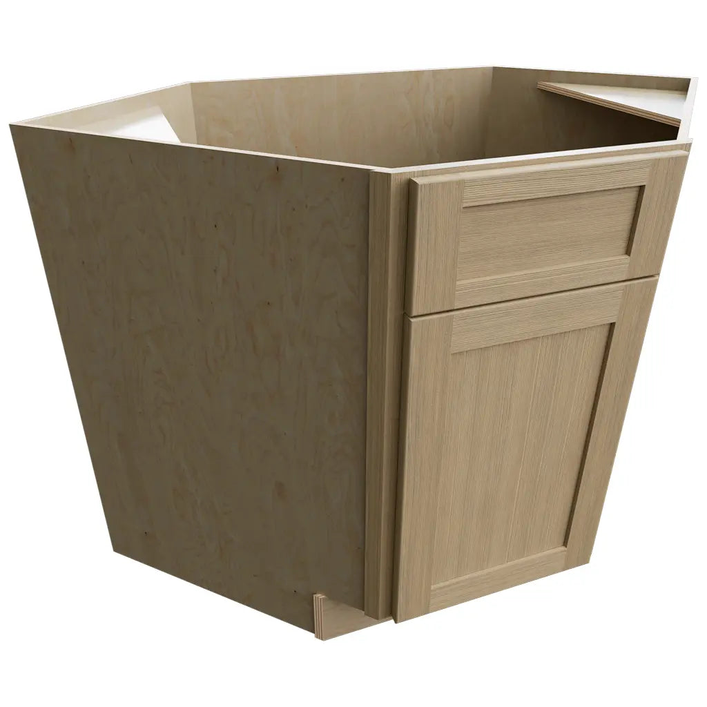 DSB36 ( Base Corner | Diagonal Sink Cabinet - 36"W X 34-1/2"H X 36"D ) | Galaxy Desert Oak