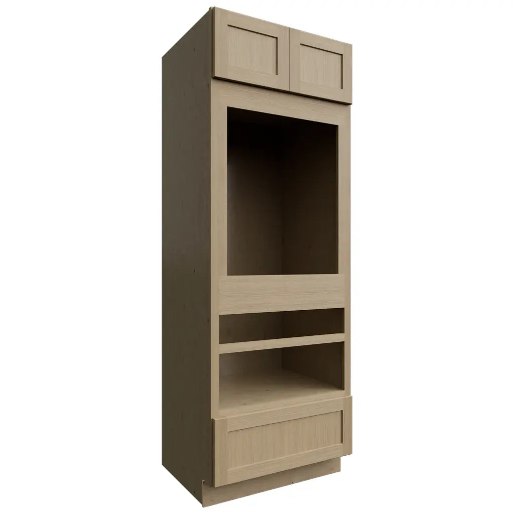 OC3384D ( Tall | Oven Cabinet Double - 33"W X 84"H X 24"D ) | Galaxy Desert Oak