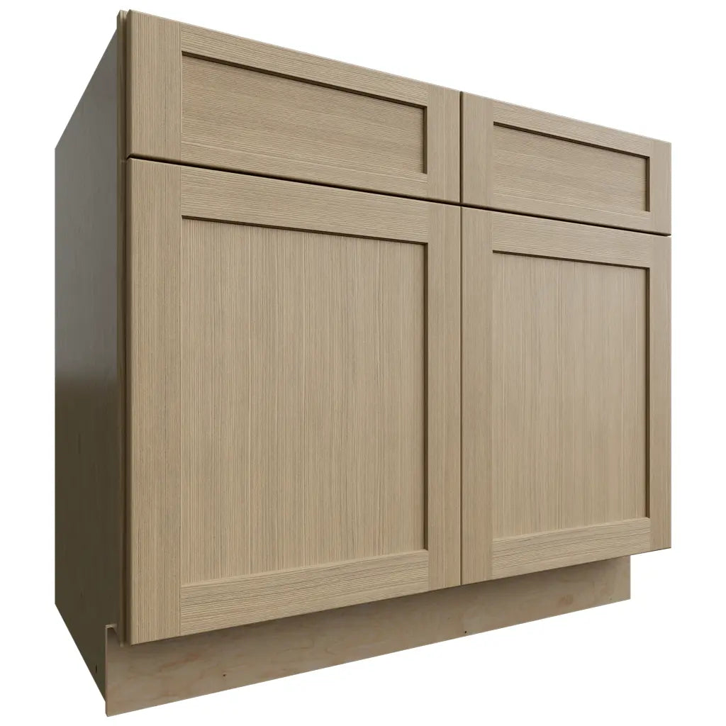 SB39 (Base | Mueble para fregadero - 99 cm de ancho x 87 cm de alto x 61 cm de profundidad) | Roble Galaxy Desert