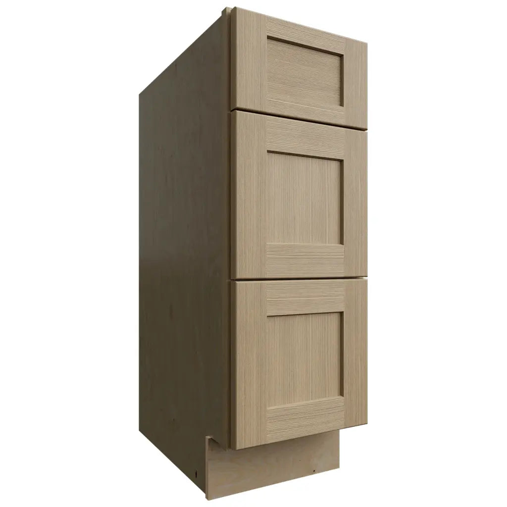 VDB12-34 (Tocador | Mueble con cajones - 30 cm de ancho x 87 cm de alto x 53 cm de profundidad) | Roble Galaxy Desert