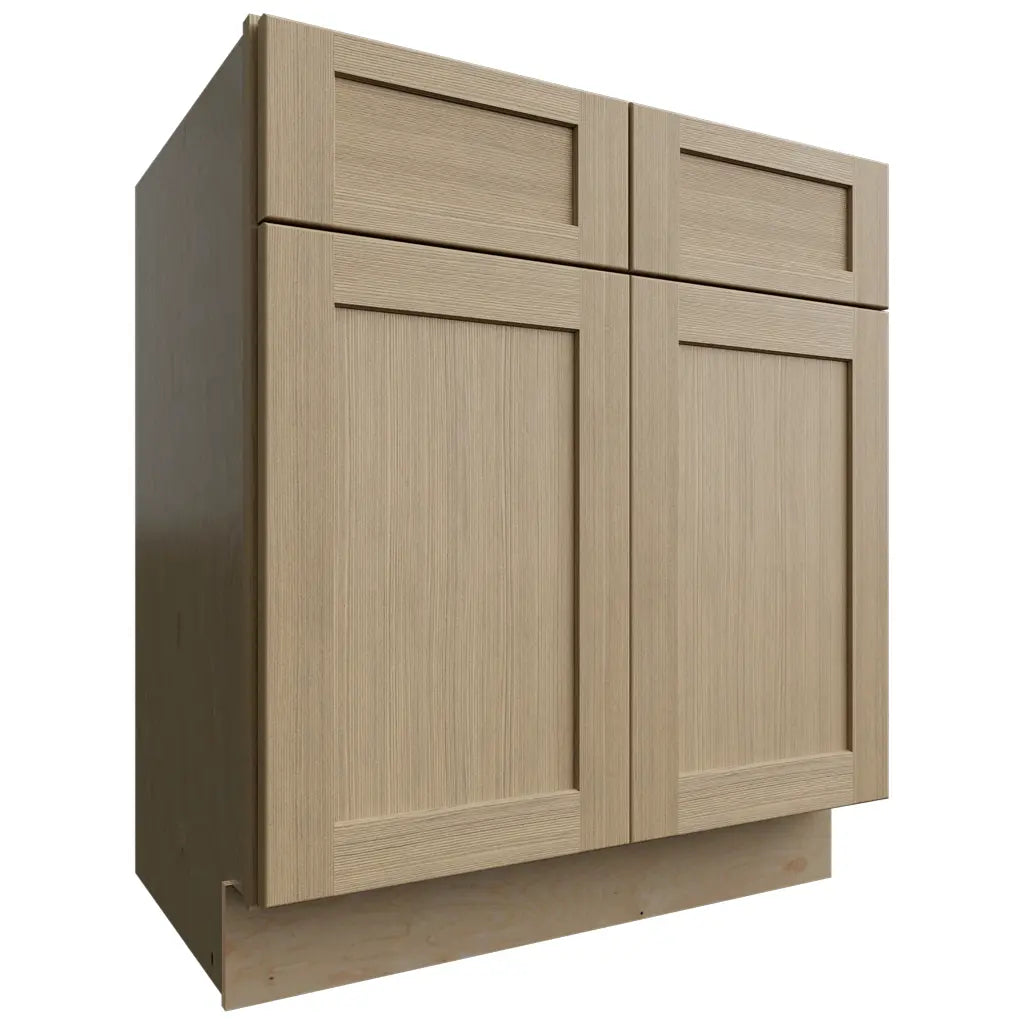 VSB30-34 (Tocador | Mueble para lavabo - 76 cm de ancho x 87 cm de alto x 53 cm de profundidad) | Roble Galaxy Desert