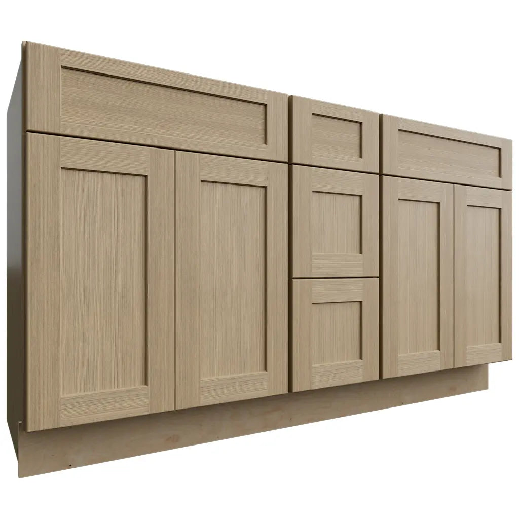 VSD60DOUBLE ( Vanity | Combo Cabinet - 60"W X 34-1/2"H X 21"D ) | Galaxy Desert Oak
