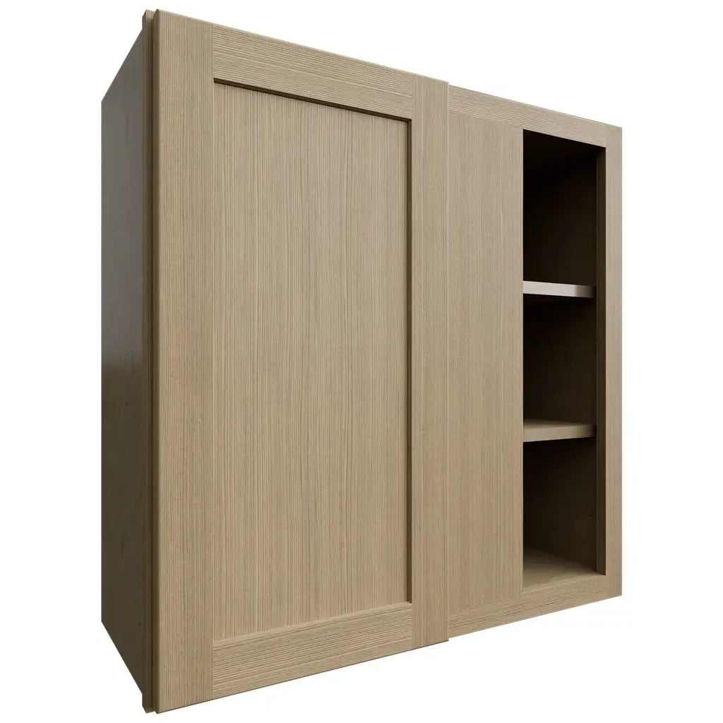 WBC3030 (Esquina de pared | Gabinete ciego - 76 cm de ancho x 76 cm de alto x 30 cm de profundidad) | Roble Galaxy Desert