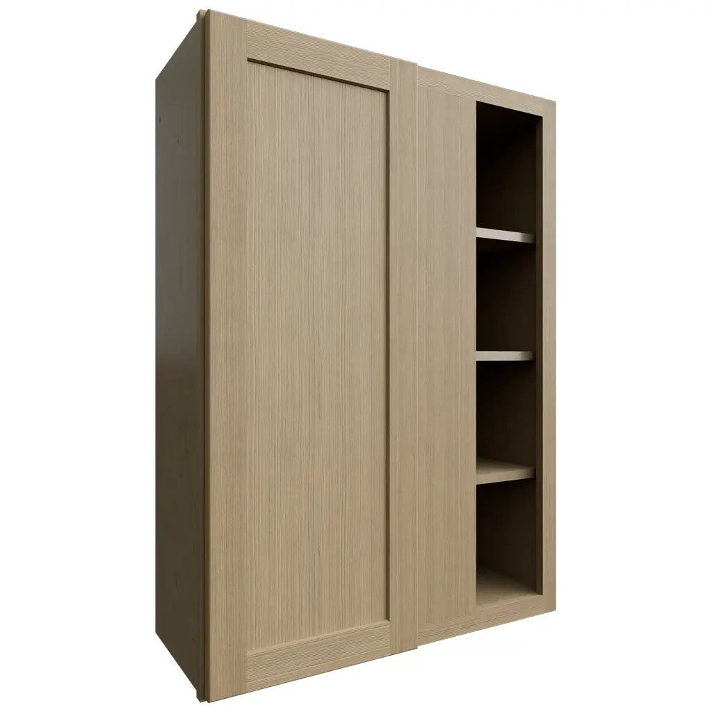 WBC3042 (Esquina de pared | Gabinete ciego - 76 cm de ancho x 107 cm de alto x 30 cm de profundidad) | Roble Galaxy Desert