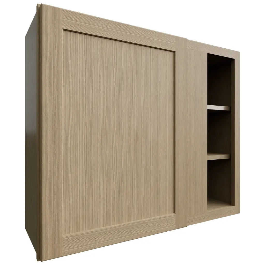 WBC3630 (Esquina de pared | Gabinete ciego - 91 cm de ancho x 76 cm de alto x 30 cm de profundidad) | Roble Galaxy Desert
