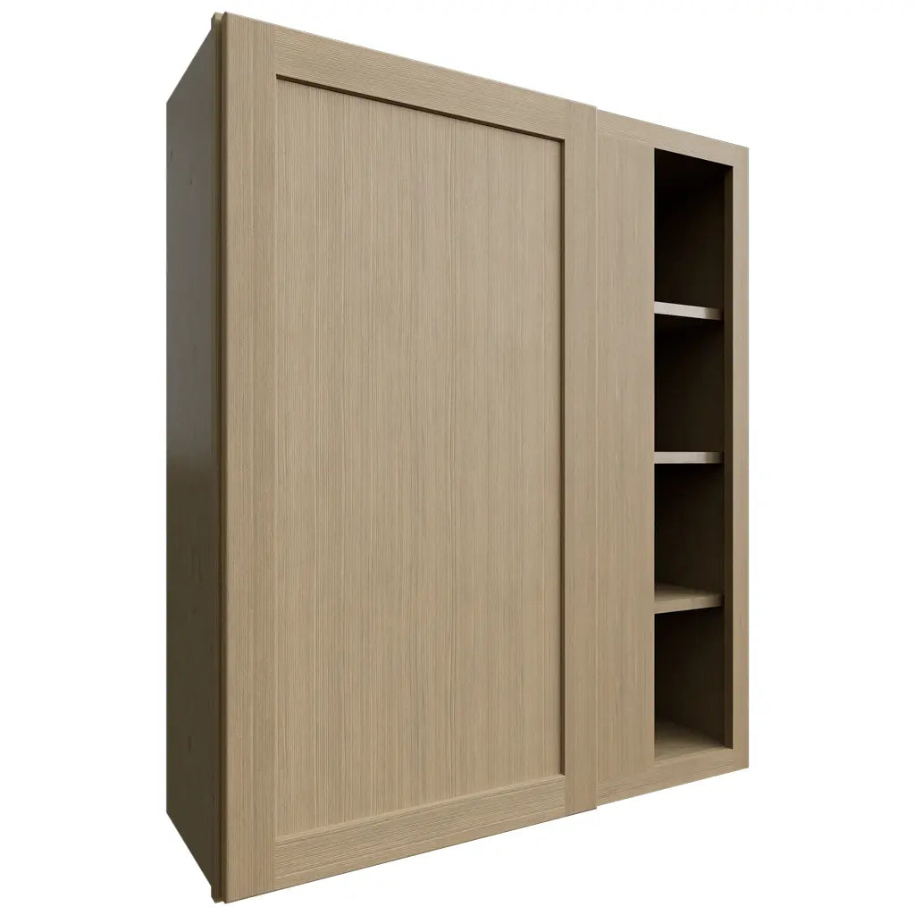 WBC3642 (Esquina de pared | Gabinete ciego - 91 cm de ancho x 107 cm de alto x 30 cm de profundidad) | Roble Galaxy Desert