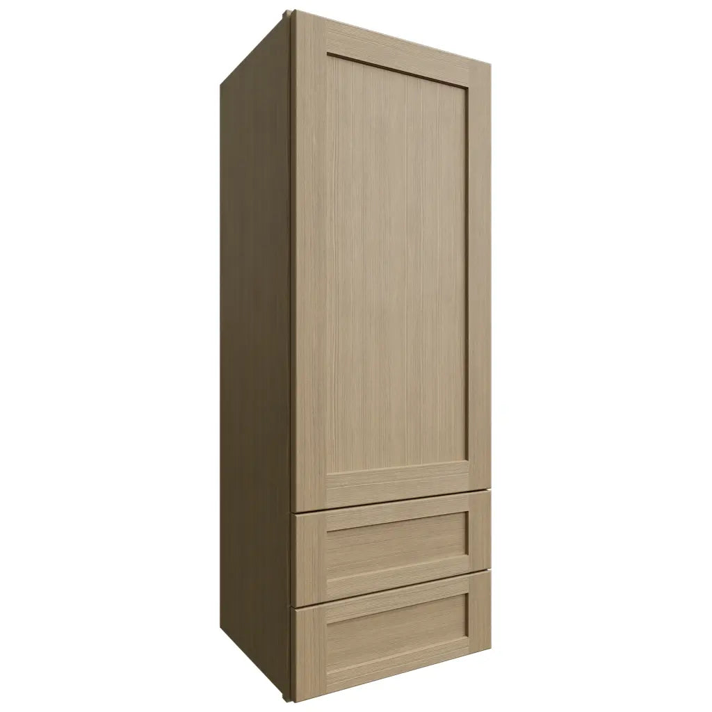 WD1848 (Armario de pared con cajones - 45 cm de ancho x 122 cm de alto x 38 cm de profundidad) | Roble Galaxy Desert