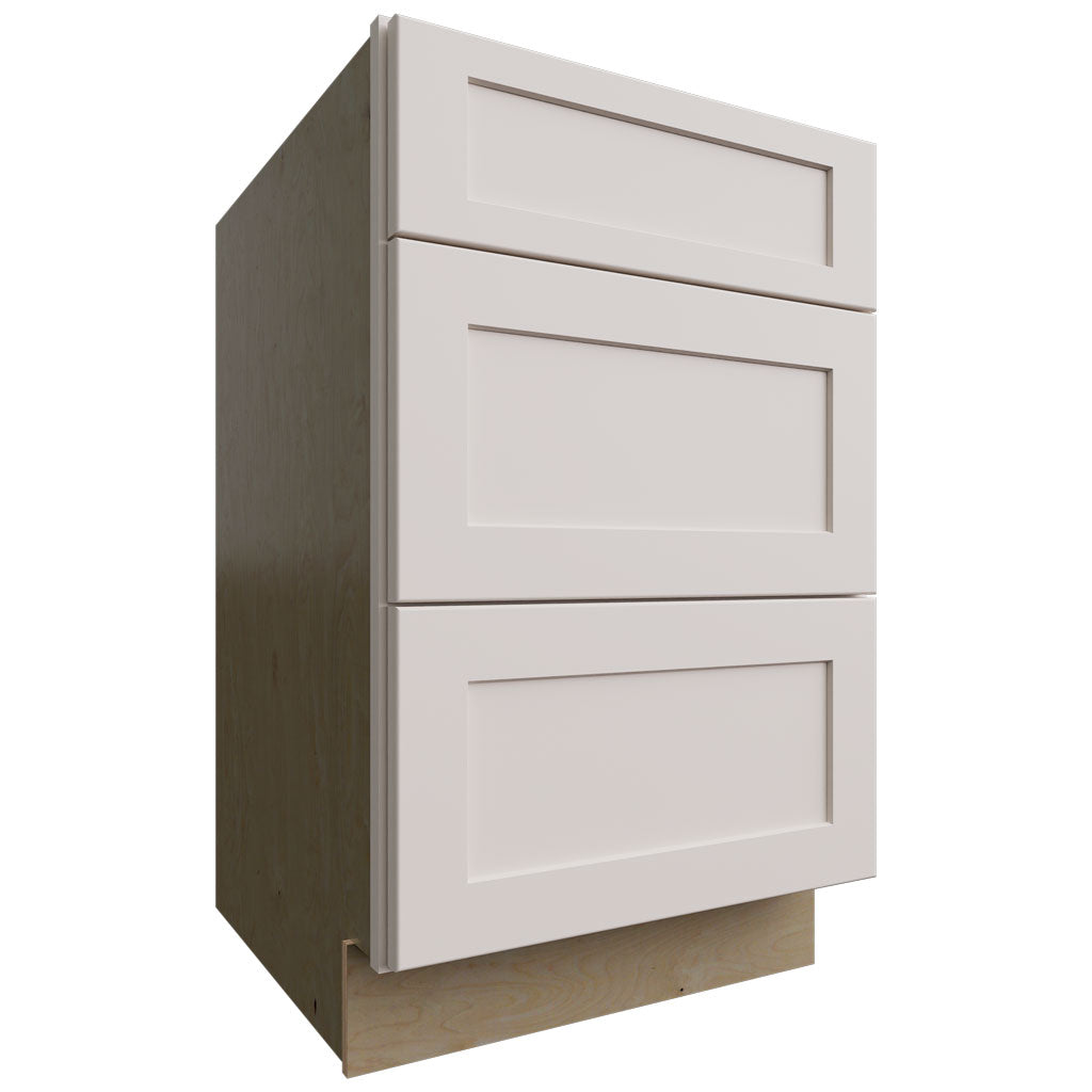 DB21 - Base - 3 Drawers Cabinet - 21 W X 34-1 2 H X 24 D - Galaxy Dove