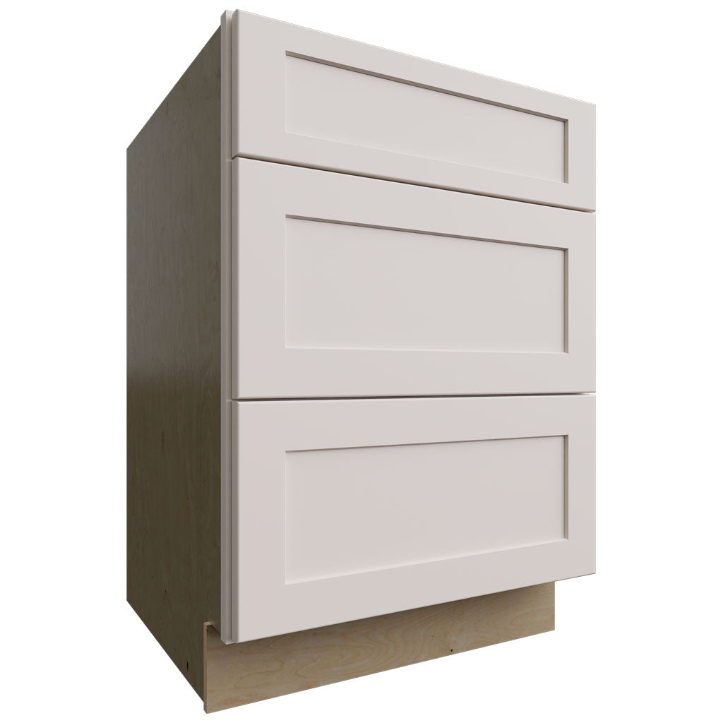 DB24 - Base - 3 Drawers Cabinet - 24 W X 34-1 2 H X 24 D - Galaxy Dove