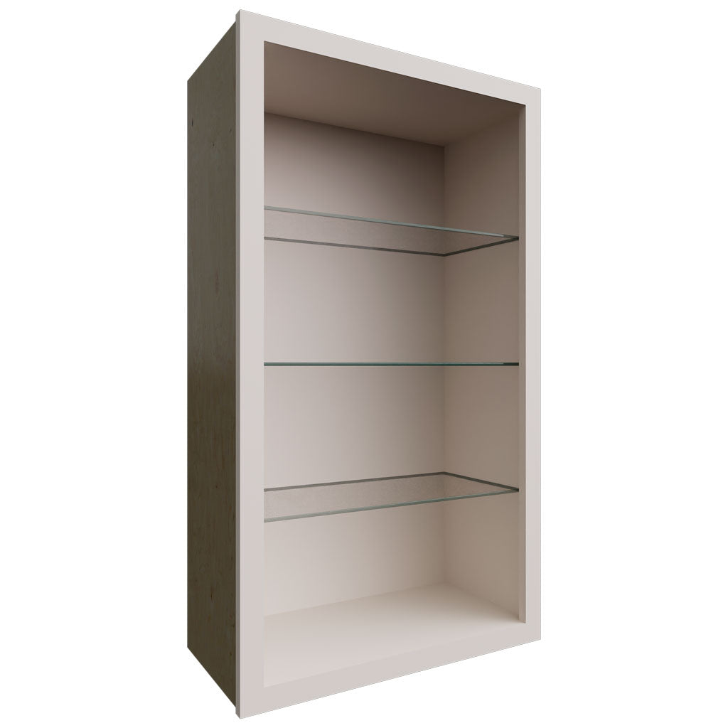NDW2442 - Wall - Standard No Door Cabinet - 24 W X 42 H X 12 D - Dove