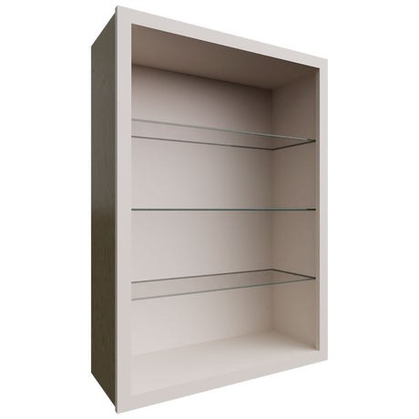 NDW3042 - Wall - Standard No Door Cabinet - 30 W X 42 H X 12 D - Dove