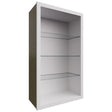 NDW2442 - Wall - Standard No Door Cabinet - 24 W X 42 H X 12 D - Frost