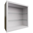 NDW3030 - Wall - Standard No Door Cabinet - 30 W X 30 H X 12 D - Frost