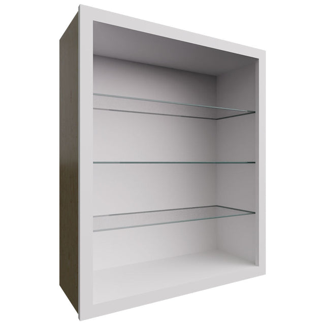 NDW3036 - Wall - Standard No Door Cabinet - 30 W X 36 H X 12 D - Frost